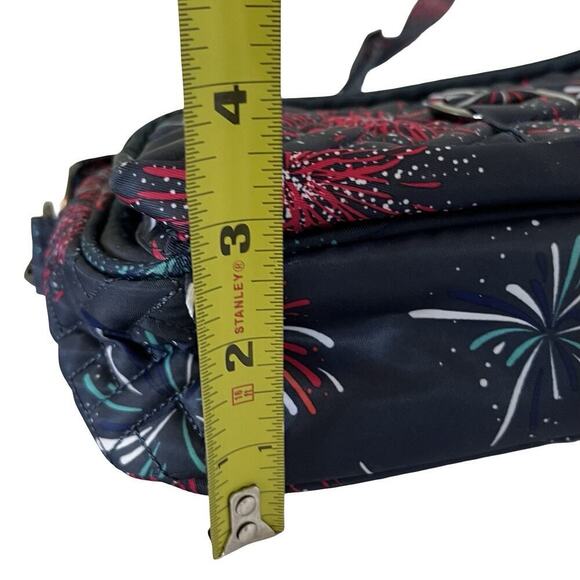 LUG Carousel Convertible Crossbody Belt Bag Navy Firework RFID Convertible - Picture 11 of 12